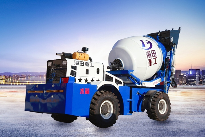 Concrete automatic loading mixer truck special for pavement repairing(图1)