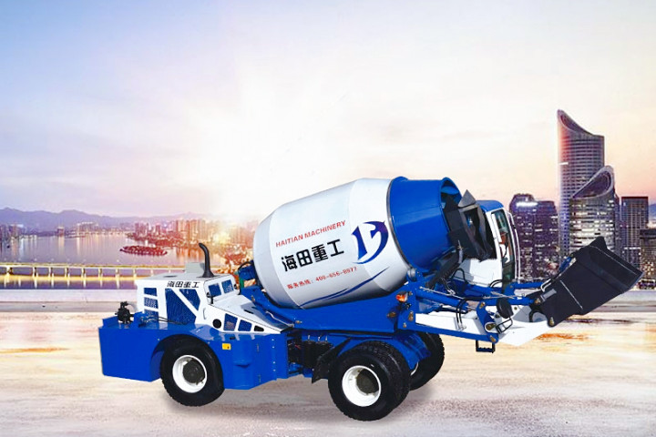 Where is the self-loading mixer truck suitable for?